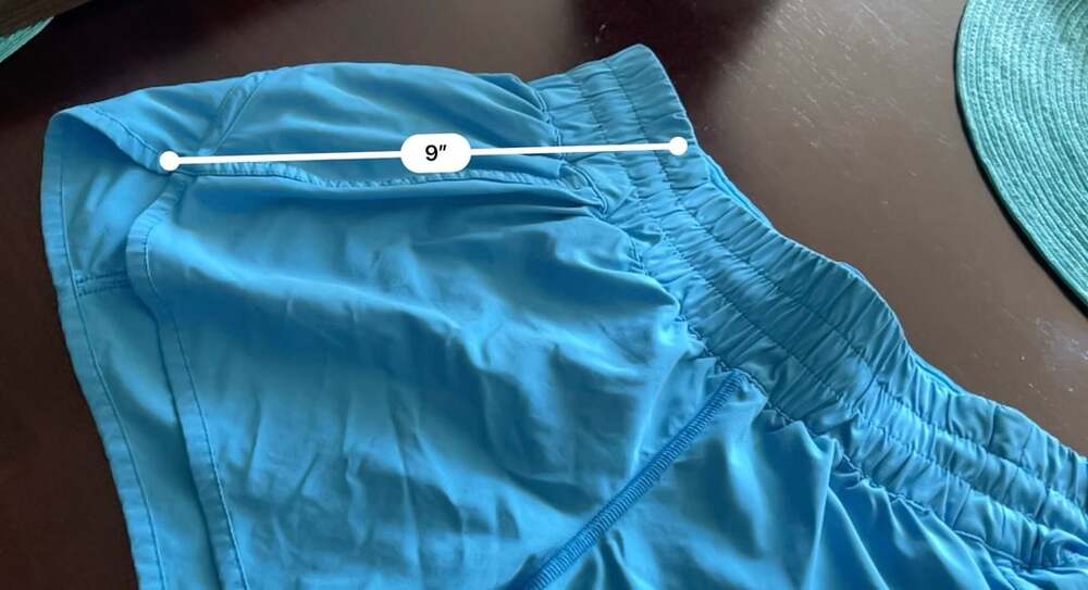 Lululemon Hotty Hot High-Rise Lined Running Shorts in Bright Blue - Picture 6 of 7